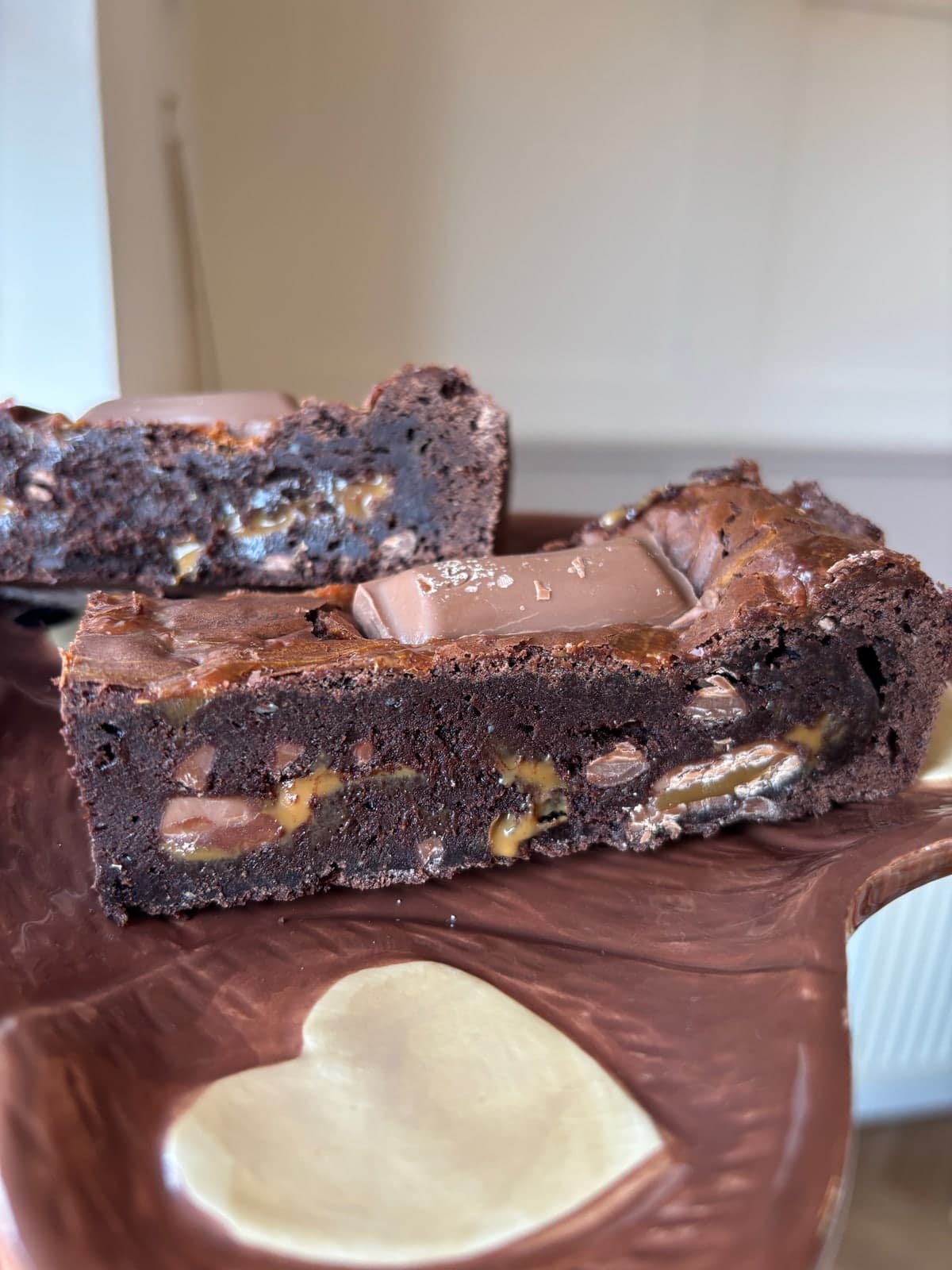 Galaxy Caramel Brownie photographed at Little Bear Bakes